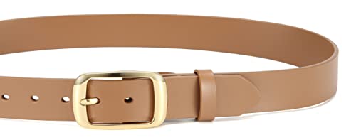 CHAOREN Womens Belts for Jeans - Leather Belt Women 1.3" Width - Genuine Leather Crafted by Hand 7