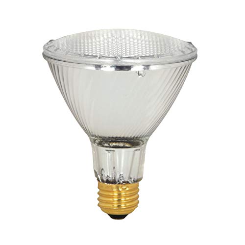 15 Pack Satco S2243 60 Watt 1090 Lumens Par30 Long Neck Halogen Narrow Flood 34 Degrees Dimmable Clear Light Bulb (75 Watt Replacement) #TOP12
