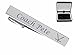 Personalized Silver Stainless Tie Clip For Hockey Players & Coaches Custom Engraved Free - Ships From USA