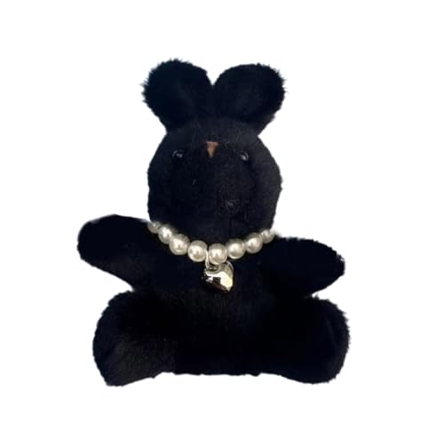 Unique Black Rabbit Keychain Bag Pendant Great for Bag Key and Decoration