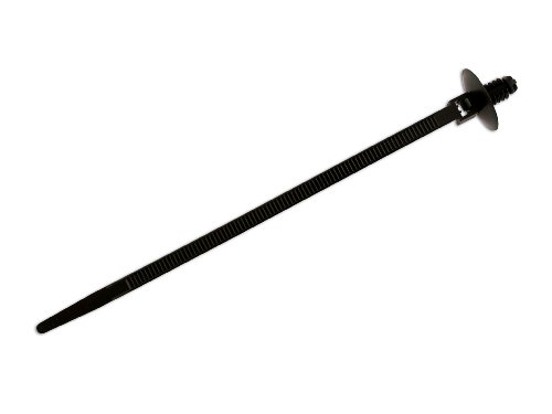 The Tool Connection Ltd. Connect 30302 Fir Tree Mounting Black Cable Tie 165Mm X 5.0Mm 100Pc