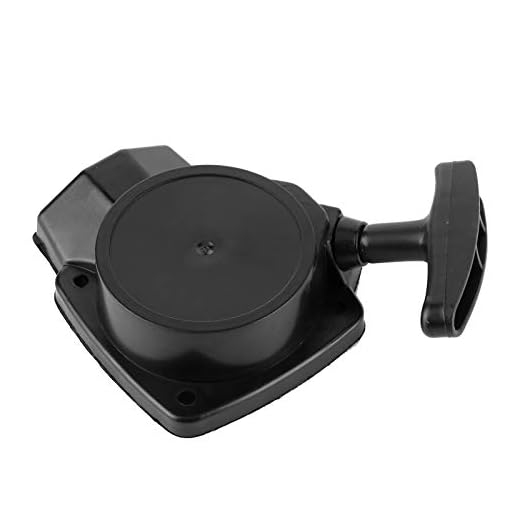 Terisass Cortacésped de Arranque de Retroceso de 26 CC, Tirador de Recorte, Ajuste Negro para CG260 BC260
