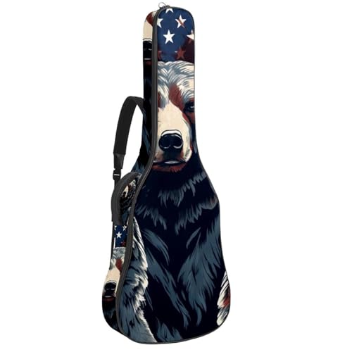 Étui pour guitare étanche et grand sac de transport multicolore pour musiciens nomades