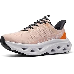 ALLSWIFIT Womens Slip On Cushioned Walking Fashion Sneakers