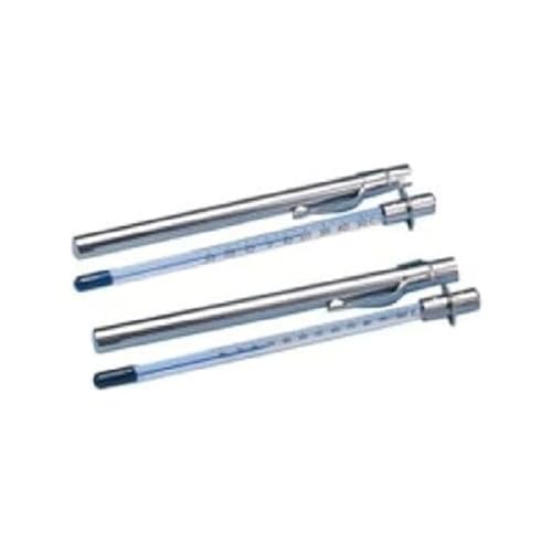 neoLabLine Glas Thermometer mit Schutzhülle ohne Quecksilber, -10 bis + 100° C, 15cm Länge