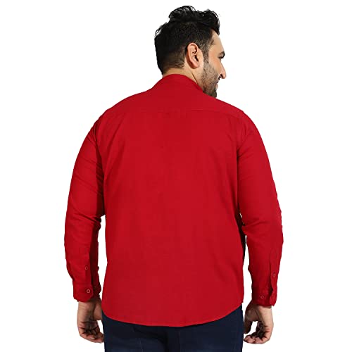Image of CAHOOT Instafab Plus Men's Button Up Regular Fit Shirt for Casual Wear | Modern Clothing Shirt Crafted with Regular Sleeve, Comfort Fit & High-Performance for Everyday Wear