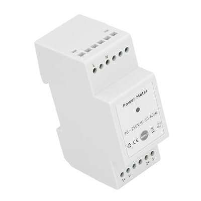 Smart Energy Meter, Solar Power Meter, Real Time Energy Tracking, Voice Control, Tuya App Compatible, with 200A CT Clamps for Home Energy Monitoring