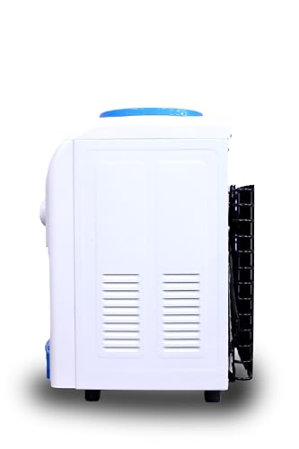 Image of USHA Plastic Instafresh Table Top - Hot, Normal & Cold Water Dispenser, 20 Liter, 65 Watt, White