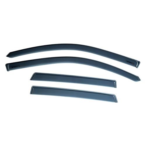 M MOTOS Sports Deflecteur vitre voiture pour Mercedes-Benz ML II W164 2005-2011 Déflecteurs d'air élégants avec installation facile, Réduction du bruit et...
