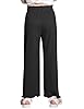 Hvididan Girls Loose Pants Black Wide Leg Pants Si... #2