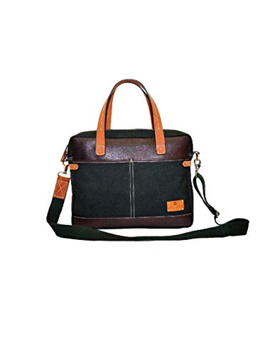 Linking Presents Mulitipurpose Laptop Handbag-No. Of 3 Handbag (Black)