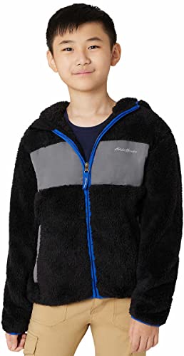 Eddie Bauer Kids Youth High Pile Hooded Jacket (as1, alpha, m, M 10/12)