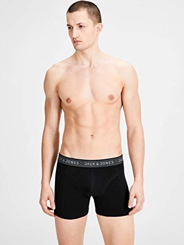 JACK & JONES Herren JACWAISTBAND JACBACK Trunks 3 Pack, Asphalt/Dusty Olive - Dusty ol, M 2