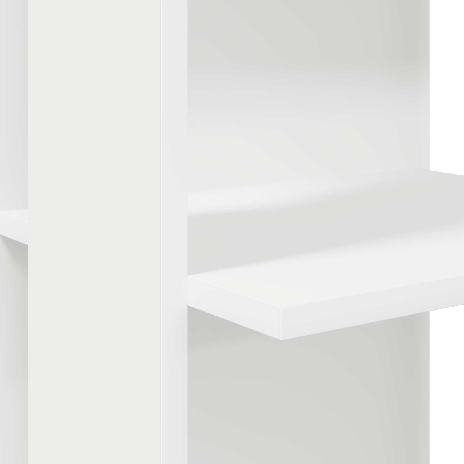 Scrivania ad angolo bianco in legno ingegnerizzato con ripiano e cassetto, tavolo per ufficio casa studio, postazione lavoro salvaspazio per computer e gaming