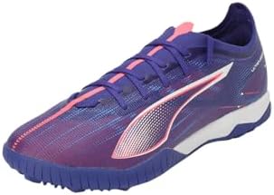 Puma Unisex Adults Ultra 5 Match TT Soccer Shoe, Lapis Lazuli-Puma White-Sunset Glow, 43 EU
