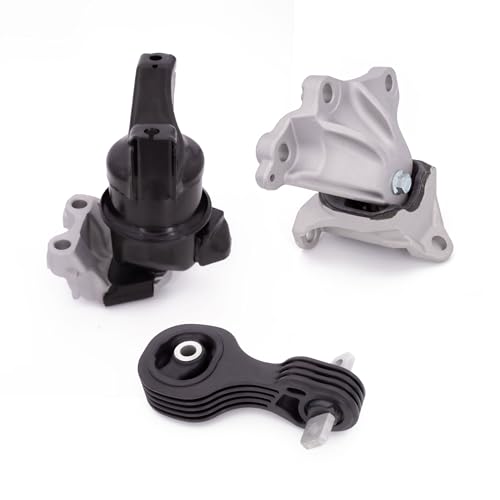 LuluViolen 3PCS Engine Motor Mount and Transmission Mount Set Compatible with 2012 2013 Honda Civic Sedan /Coupe Automatic Transmission ReplaceA65087, A65021, A65048
