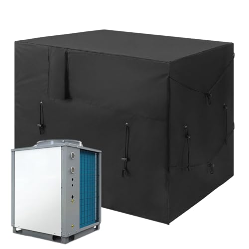 Couverture De Chauffe-piscine, Tissu Oxford 210D Couverture De Pompe À Chaleur De Piscine Housse De Mobilier D'extérieur Pour Climatiseur, Chauffe-piscine, 101×86×78cm