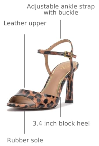 Image of Vince Camuto womens Lilah Ankle Strap High Heel Sandal