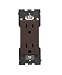 Leviton RER15-WB Renu Tamper-Resistant Outlet, 15-Amp, 125VAC, Walnut Bark