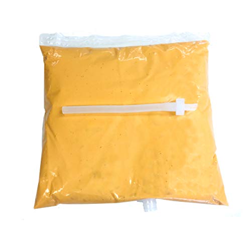Paragon Muy Fresco - Paquete de una (1) bolsa de salsa de queso jalapeño, bolsa desechable, color amarillo