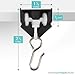 Room/Dividers/Now Adjustable Ceiling Mounted Curtain Track - X-Large, 18-24 Feet - Includes Track, Roller Hooks, Hardware, Saw, End Cap - Versatile Ceiling Mount Drapery Rod for Home and Office