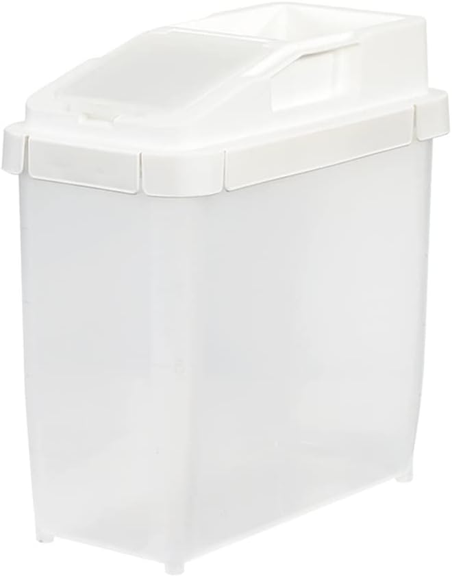 Large Plastic Bucket proof Transparent Sealed Rice Storage Box Kitchen Cylinder Flour Miscellaneous Grain