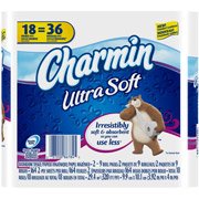 Image of Charmin Ultra Soft Double Roll Toilet Paper, 18 ct