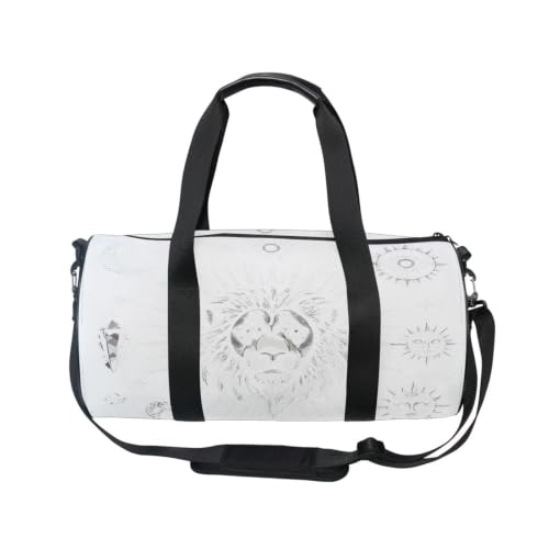 Bolsa de deporte para hombres y mujeres con compartimento interno y diseño Leo 2