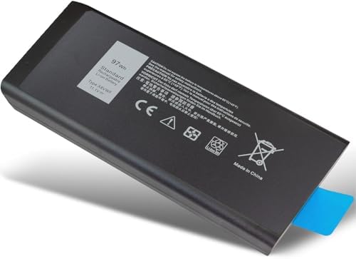 ANTIEE 97Wh X8VWF Laptop Accu Vervanging voor Dell Latitude 14 Rugged