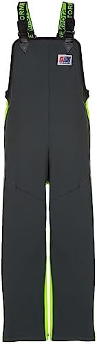 Stormline Stormtex-Air 652 Bib and Brace Pants (Large) Grey, Neon