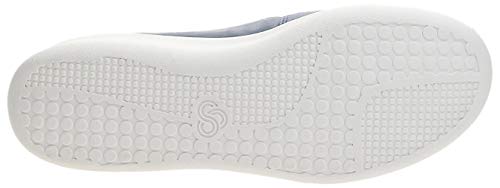 Image of Clarks Womens 26148541-blue Penny Loafer