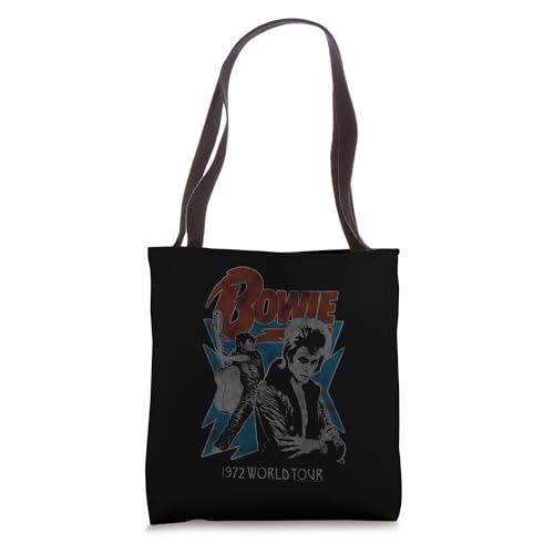 Bolso tipo tote oficial de la gira musical de David Bowie 72 miniatura 1