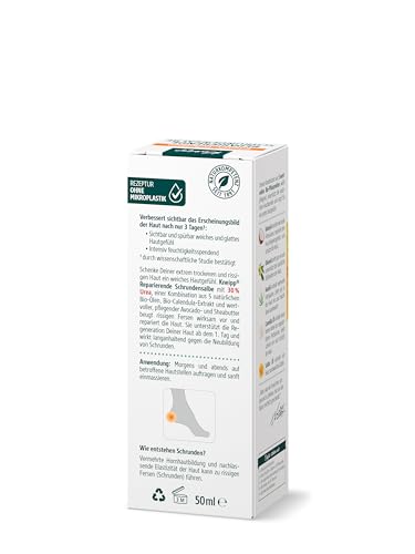 Kneipp Reparerende zalf met 30% ureum, intensieve voetverzorging met biologische calendula, voor een zichtbaar en merkbaar zacht en glad huidgevoel, geschikt voor diabetici, 50 ml - Afbeelding 3