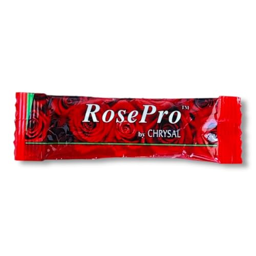 Chrysal RosePro Rose Food (75 Liquid Paquets x 1 Qt) — Rose and Flower Care to Increase Vase Life — Flower Arrangements Supplies — Ideal Florist Supplies — Floral Supplies for Fresh Flowers