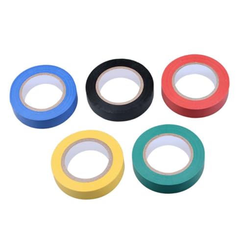 TOYZFRIENDY PVC Electrical Insulation Tape Red Vinyl Tape Flame Resistant Moisture Acid Alkali Resistant for Industrial Home Wiring and Cable Repair