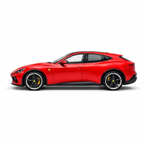 Image of 1:24 Scale Ferrari Purosangue SUV Die Cast Metal Car Model with Openable Doors & Hood, Detailed Interior, Pull Back Action Toy Car for Kids & Collectors, Display Model