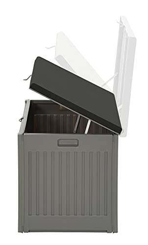 Garden Impressions Voll Kunststoff Aufbewahrungsbox Jersey 270 Liter mit Hubautomatik – Bild 3