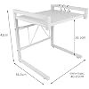 LANTUS Mensola Microonde Allungabile Forno a Supporto,Scaffale per