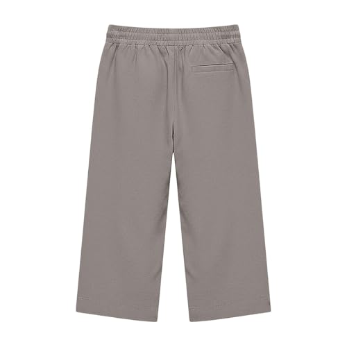 Pantalones de ponte para niña con cintura elástica suave y fácil limpieza 5