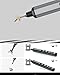 MYMULIKE 68pcs Electric Screwdriver Set, Mini Precision Screwdriver 3.7V Power Screwdriver- 64 S2 Magnetic Bits, 5 Torque Settings, 4 LED Lights, Repair Tool for Work Phone Camera Laptop Watch