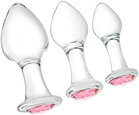 Crystal Plug Bum Plugs Jewelry Trainer Toys Glass Massage Butt Pl...