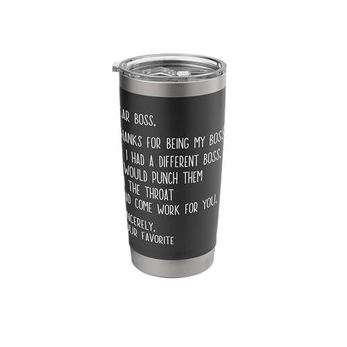 Funny Dear Boss Stainless Tumbler