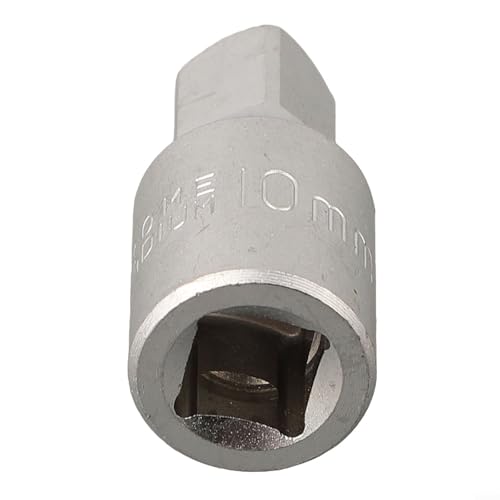 Llave de tubo de drenaje de aceite para reparación de caja de cambios automotriz, accionamiento de 3/8 pulgadas, H17/S8//compatible con M16, construcción de metal, herramienta profesional de una sola