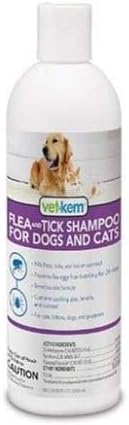 Vet-Kem Flea Tick Shampoo Dogs Cats 12oz
