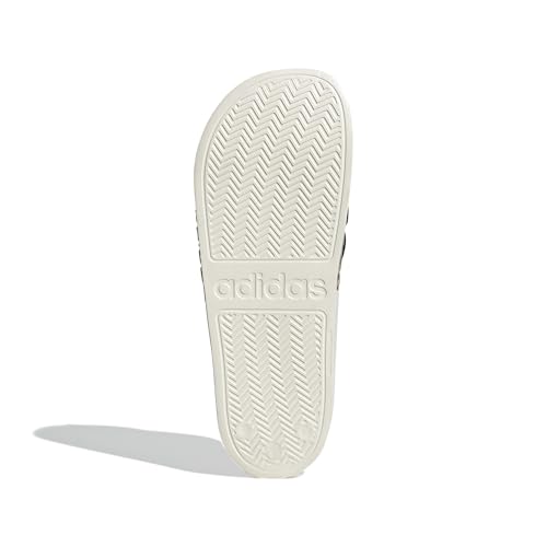 Image of adidas Women ADILETTE SHOWER Synthetic Swim Slide FTWWHT /GOLDMT /BOGOLD | LUT50
