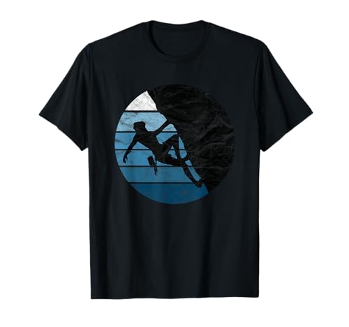 Klettern Freeclimbing Bergsteigen Bouldern T-Shirt