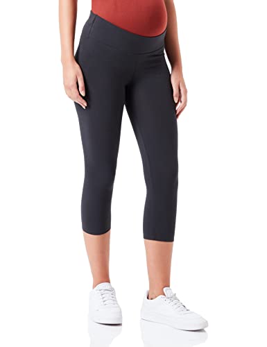 Leggings Mujer Noppies Morgan Capri 3/4 mallas premamá bajo el vientre color negro