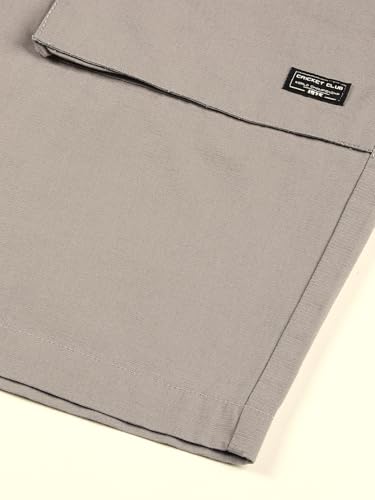 Image of Thomas Scott Men's | Solid | Cargo Shorts | Regular Fit | 100% Cotton | Above Knee | Casual Short