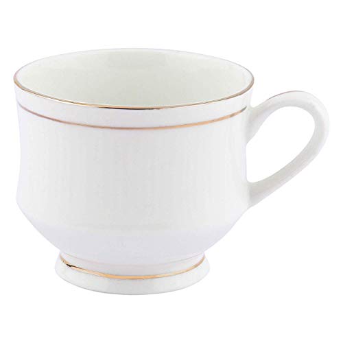 Image of Bone China Coffee Mug - 6 Pieces, White, 140 ml