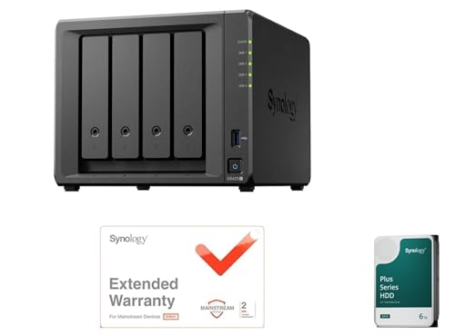 Synology NAS 4xC DiskStation DS425+[ۏ؃CZXt] & Synology HDD 6TB HAT3300-6Tx4